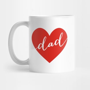 love you dad, happy father's day Mug